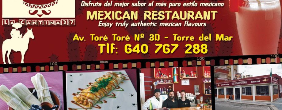 Comida Mexicana - Restaurante Mexicano - Mariachis - Tacos - Burritos - Enchiladas - Picante - Chiles - Chipotle - Osobuco - Guacamole - Nachos - Celebración cumpleaños - Torre del Mar
